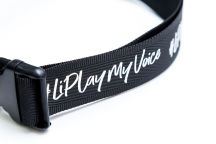 Белые поясные сумки с надписью «#LiPlayMyVoice»