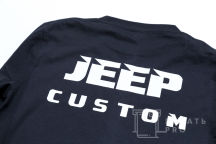 Черный свитшот с логотипом «JEEP CUSTOM»